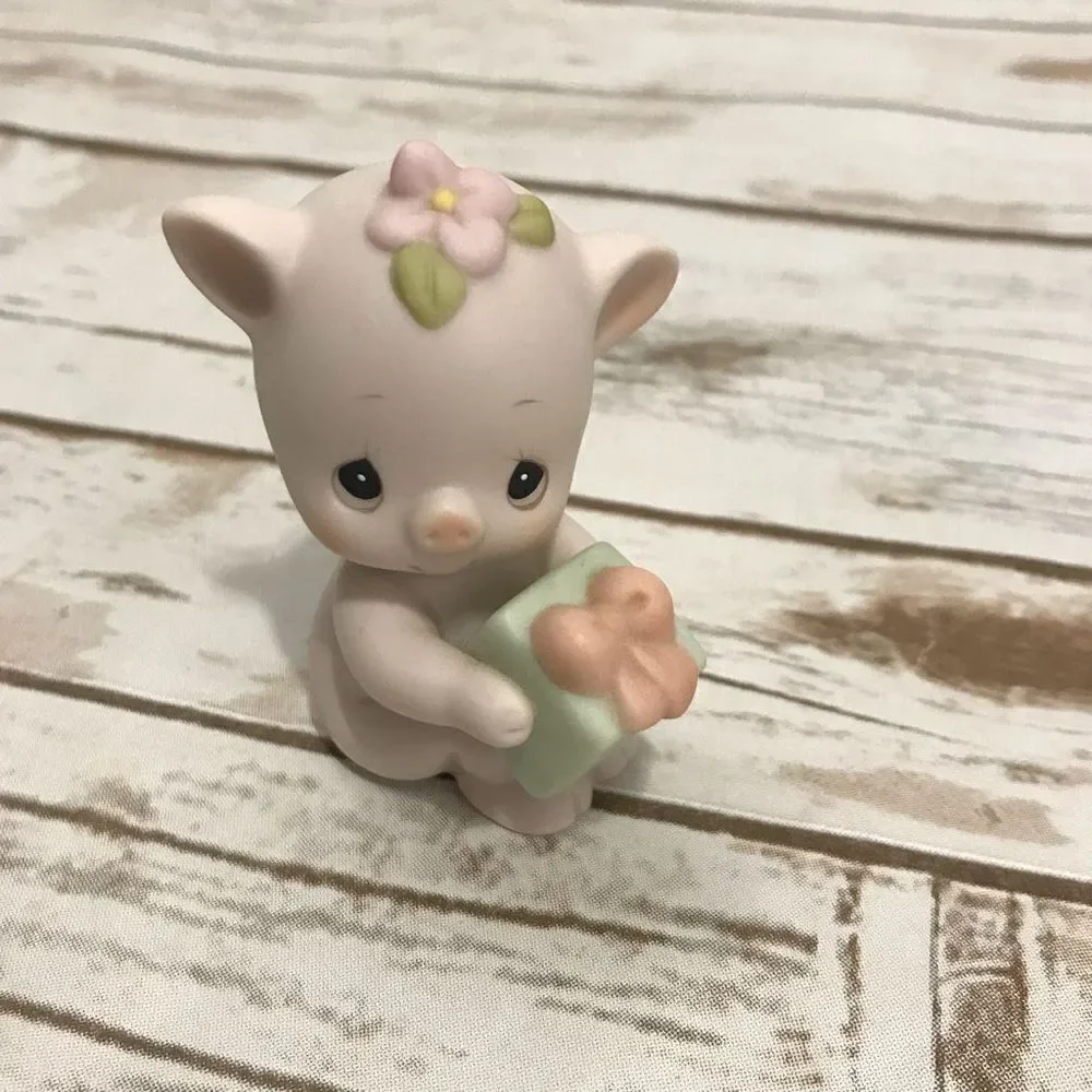 Precious Moments Oinky Birthday‎ Pig Figurine